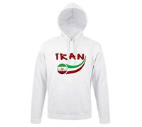 Supportershop Irán Sudadera, Hombre, Blanco, XL