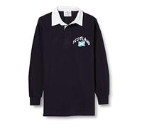 Supportershop - Polo Infantil con diseño de Rugby de Escocia LS, Niño, 5060672801584, Azul, FR : L (Taille Fabricant : 9-10 ANS)