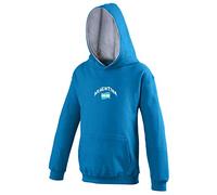 Supportershop Sweat Enfant Sudadera con Capucha de Rugby para niño Argentina, Unisex niños, Azul, FR : 2XL (Taille Fabricant : 12-13 ANS)