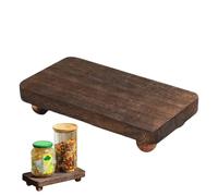 Supporti Di Visualizzazione In Legno - Alzatina Rettangolare Per Profumi, Base Per Piante E Fioriera, Organizzatore Per Smalti E Collezionismo | Robusto Per Arredo Casa Matrimonio Esposizione