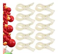 Supporti per sfondi - Balloon Arch Clips | Morsetti a molla per fondali resistenti | 10 pezzi per la lavorazione del legno, artigianato, fotografia, miglioramento della casa, feste, matrimon