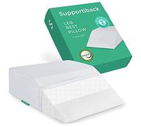 Supportiback® Almohada terapéutica para el descanso de la pierna - Con espuma con memoria, funda lavable, diseñada por médicos para dolores de espalda y cadera, dolor de pierna, edemas, mejor circulac