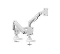 SUPPORTO DA TAVOLO HEAVY DUTY PER 2 MONITOR DA 17" A 35" (650183) BIANCO
