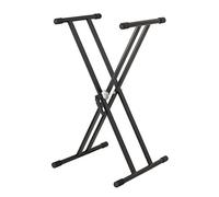 Supporto doppio per tastiera regolabile con meccanismo easy adjust