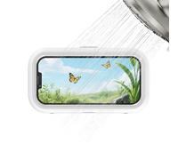 Supporto per Telefono In Doccia - ABS 20.5x11 Cm Supporto con Rotazione A 360 Gradi con Elevata Sensibilità Touch Screen, Bagno, Cucina, Spiaggia, Palestra, Vasca, Piscina, Barca Uomini Donne Viaggi