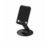 SUPPORTO PIEGHEVOLE IN METALLO CON ROTAZIONE 360 GRADI PER TABLET/SMARTPHONE (DE