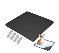 Supporto tappetino pipì Cane,Vassoio con Tappetino WC Cane | Supporto per Telino di Addestramento Pipì,per l'utilizzo in bagno, balcone, appartamento, Patio, lavanderia, Cortile, soggiorno