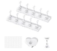 Supporto Unghie Magnetico - 85 g Display Nail, Organizer Pratica Manicure, Porta Press On, Accessorio Salone | Espositore Magnete Professionale Fotografia Trucco Tavolo Studio