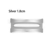Supporto verticale portatile salvaspazio in lega di alluminio a due posti (argento 1,8 cm) per scrivania
