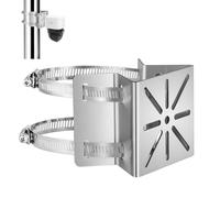 Supporto Verticale Universale Lonnky per Telecamere CCTV, Supporto Metallico Solido, Compatibile con Telecamere PTZ Dome, Pannelli Solari, Luci LED, Montaggio a Muro/Palco