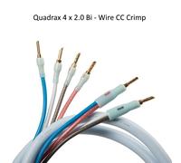 Supra Cables Cable De Altavoz Quadrax 4 X 2.0 Bi - Wire CC Crimp 1 Par 4,0 M