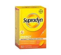 Supradyn Activo Multivitamínico Energía 13 vitaminas 9 minerales CoQ10 30 comprimidos