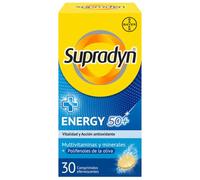 Bayer Comprimidos efervescentes Supradyn Energy 50+ 30 comprimidos para +50 años con antioxidantes