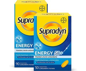 Supradyn Energy 50+ 90+30 comprimidos - vitaminas y minerales para 50+