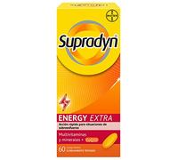 Supradyn Energy Extra con Coenzima Q10 para Deportistas, 60 Comprimidos | 13 vitaminas y 9 minerales; mantiene la energía y vitalidad en situaciones de mayor desgaste