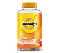 Supradyn Energy Gummies 140 Caramelos de Goma, Hombre y Mujer | Con vitaminas A, C, D, E, B6, B12, biotina y coenzima Q10 para tu día a día