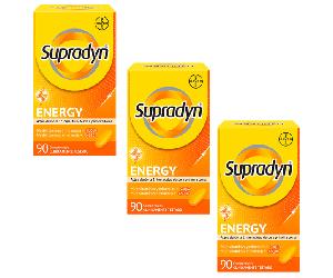 Supradyn Energy Vitaminas, Minerales y Energía 3x90 Comprimidos FORMATO AHORRO