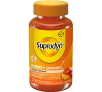 Bayer Multivitamínico Supradyn Energy gominolas con A,C,D,E,B6,B12, biotina y CoQ10 - 70 uds