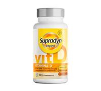 Supradyn Expert Vitamina D3 - 2000 UI (50 μg) - 365 Comprimidos para 1 año - Alta Dosis de Vitamina D - Sistema Inmunitario, Huesos, Músculos y Dientes - Suplemento Vegetariano