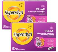 Supradyn Relax, Calma y Tranquilidad con Pasiflora y Valeriana 2x30 Cápsulas FORMATO AHORRO