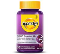 Supradyn Sueño Gummies con Melatonina, Pasiflora y Melisa, 30 Gummies | Con melatonina, vitamina B6, Pasiflora y Melisa; favorece conciliar y un descanso reparador