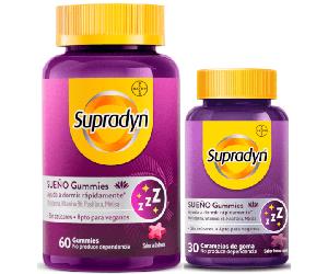 Supradyn Sueño y Serenidad Melatonina y Vit, B6 30+60 Gummies FORMATO AHORRO