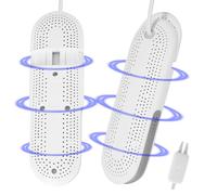 SUPRBIRD Secador de Botas portátil y silencioso, con Tres Ajustes de Tiempo y Función de Apagado Automático,Seca el Calzado y Elimina los olores, Adecuado para Botas Deportivas, de Esquí y de Fútbol