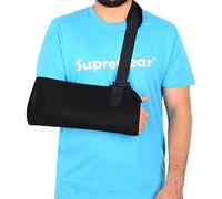 supregear Cabestrillo Brazo, Ligero Ajustable Malla Inmovilizador Hombro Manguito Rotador para Lesione de Hombro, Roto y Fracturados Huesos, Se Adapta Brazo Izquierdo y Derecho Hombres y Mujeres, S