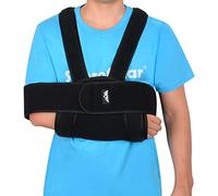 supregear Cabestrillo Brazo Soportes de Brazos, Ajustable Cómodo Cabestrillo Hombro Cabestrillo Hombro Inmovilizador Envolver Respirable Soporte de Hombre para Brazo/Mano/Codo Lesionado