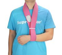 supregear Cabestrillo de Brazo, Arnés para Codo, Lesiones de Hombro, Desgarro de Manguito Rotador Para Roturas, Luxaciones, Distensiones y Fracturas para Hombres Mujeres, Rosado