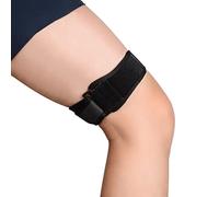 supregear Rodilla Protector Cinta para Tendón, Soporte Ajustable de Envoltura de Compresión Iliotibial, Rodilla, Muslo, Cadera y Síndrome ITB, Abrazadera Estabilizadora Osgood Schlatters, Negro