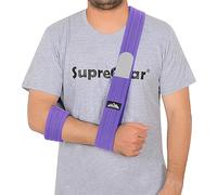 supregear Soporte de Brazo, Cabestrillo Ajustable Ligero y Cómodo, Inmovilizador Transpirable Médico para Hombro, Mano y Codo Lesionados, 180 cm, Púrpura