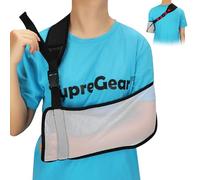 supregear Venda para Brazo en Malla, Férula Médica Inmovilizar el Hombro Ajustable y Ligero Manguito Rotador Soporte para Brazo Codo Muñeca Mano Lesionada, Adecuado para Brazo Izquierdo/Derecho