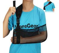 supregear Venda para Brazo en Malla, Férula Médica Inmovilizar el Hombro Ajustable y Ligero Manguito Rotador Soporte para Brazo Codo Muñeca Mano Lesionada, Adecuado para Brazo Izquierdo/Derecho