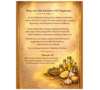 Suprema in the Kitchen: A Fun & Cultural Coloring Book of Egyptian Cooking, Recipes, and Kitchen Adventures for All Ages (Suprema's Belly Dance Adventures)
