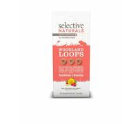 Selective Naturals Woodland Loops Dandelion & Rosehip Guinea Pig 2.8-Oz - 2 Pack