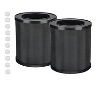 Supremery 2 filtros de repuesto compatibles con purificador de aire Morento MR2566 y 10 almohadillas aromáticas, filtro de carbón activo True HEPA 3 en 1 y prefiltro