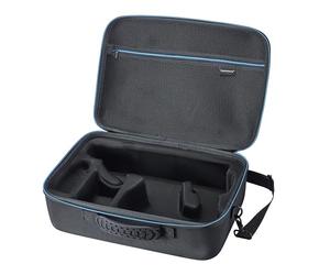 Supremery Funda compatible con martillo combinado de batería Makita DHR243Z, maletín rígido, accesorios, bolsa compacta, negro / azul, Maletín negro azul