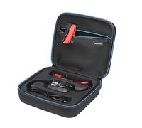 Supremery Funda Compatible con NOCO GENIUS2 2A Cargador de batería | Estuche antichoque con cremallera y asa de transporte: caja protectora para arrancador, cables y accesorios (Negro)