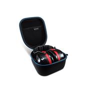 Supremery Funda Compatible con Peltor 3M Optime III 3 protección auditiva | Estuche protector con bolsillo de malla para accesorios y correa para la muñeca, Funda protectora