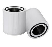 Supremery Juego de 2 filtros Hepa de repuesto 3 en 1 compatibles con purificador de aire TaoTronics TT-AP005, HERILIOS HS-AP005