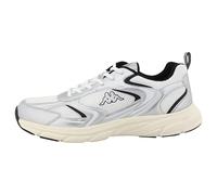 Supremo - Kappa 95k0511002, Zapatillas Hombre, Blanco y Plateado, 42 EU