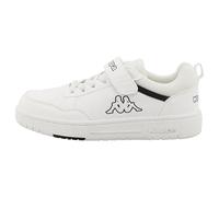 Supremo - Kappa 95K0513004 Sneaker, White-Black, 34 EU, Blanco y Negro, 34 EU