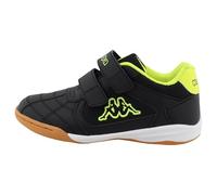 Supremo - Kappa Jungen 95k0233002 Zapatillas Deportivas, Black Neon Yellow, 30 EU