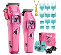 SUPRENT Cortapelos Profesional para Hombre, Motor V10 Vector de 13000 RPM | 12 Peines limitadores, Recortador de Barba y Cabello, Kit de Corte Electrónico,Regalo para Hombre