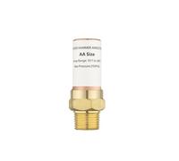 Supresor De Martillo De Agua De Acero Inoxidable, Rosca 1/2 NPT For Aplicación De Plomería De Agua, Eliminador De Martillo De Agua Recto, 1/2 Uds.