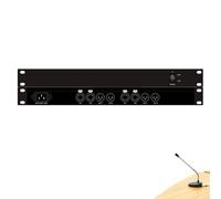 Supresor de Retroalimentación Profesional, Desplazador Automático de Frecuencia de Micrófono, Procesador de Audio Anti-Aullidos, Equipo de Procesamiento de Audio(4 Channels)