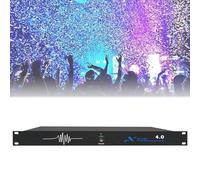 Supresor de retroalimentación profesional para micrófonos, cambiador de frecuencia antiaullidos, supresión automática digital de 5 niveles, opciones de 2/4/6 canales, audio claro para escenar 4in4out