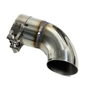 Supresor De Tubo Escape Conexión Codo Salida Acero Inoxidable 304 Tubo Escape Punta Escape Automóvil(54MM(Fit 51MM Pipe))