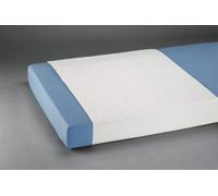 SUPRIMA - Múltiple de cama poliéster parte superior con laterales de color blanco 75 x 170 cm